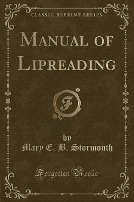 Book cover for Manual of Lipreading (Classic Reprint)