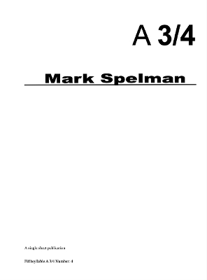 Cover of A3/4