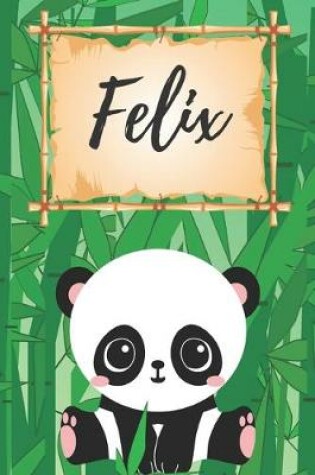 Cover of Felix Notizbuch Panda / Malbuch / Kritzelbuch / Tagebuch / Journal / DIN A5 / Geschenke