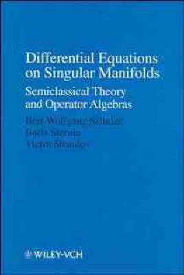 Book cover for Differential Equations on Singular Manifolds