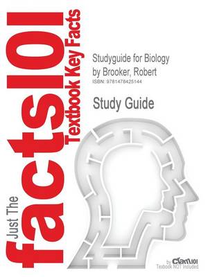 Book cover for Studyguide for Biology by Brooker, Robert, ISBN 9780077349967