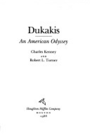 Cover of Dukakis