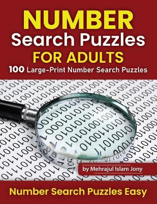 Book cover for Number Search Puzzles For Adults