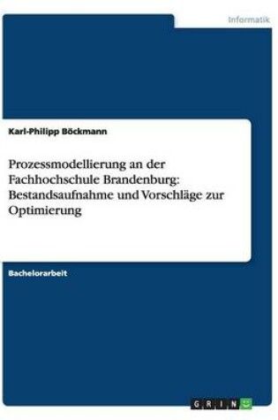 Cover of Prozessmodellierung an der Fachhochschule Brandenburg