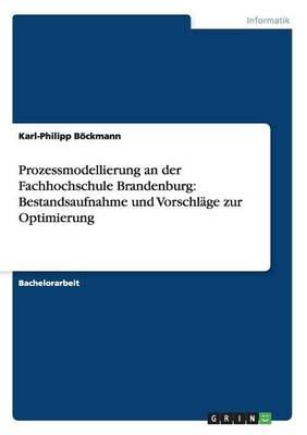 Book cover for Prozessmodellierung an der Fachhochschule Brandenburg