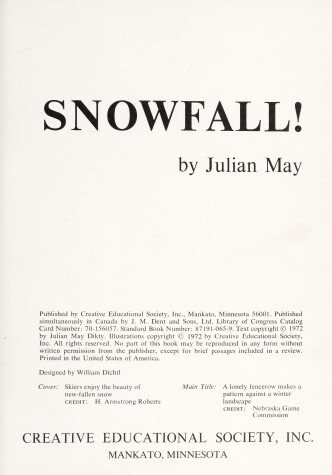 Book cover for Snowfall!