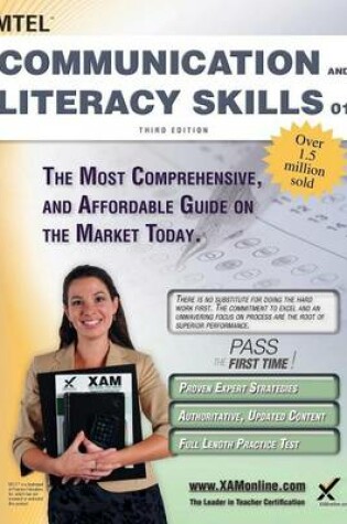 Cover of MTEL Communication and Literacy Skills 01 Teacher Certification Study Guide Test Prep