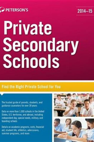 Cover of Private Secondary Schools 2014-2015
