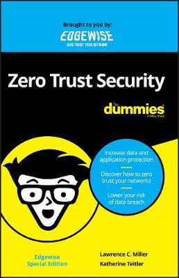 Book cover for Zero Trust Security for Dummies, Edgewise Special Edition (Custom)