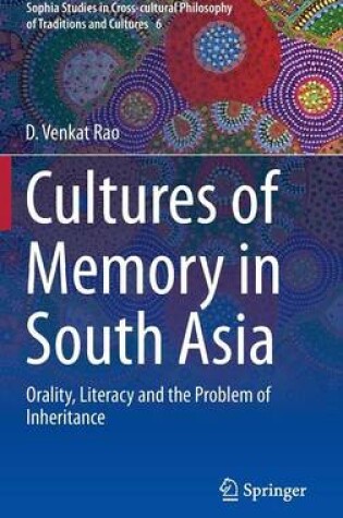 Cover of Cultures of Memory in South Asia