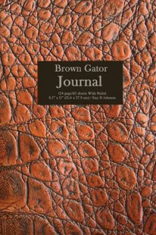 Cover of Brown Gator Journal