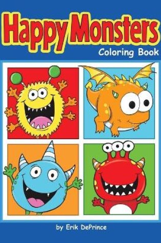 Cover of Happy Monsters Coloring Book