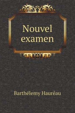 Cover of Nouvel examen