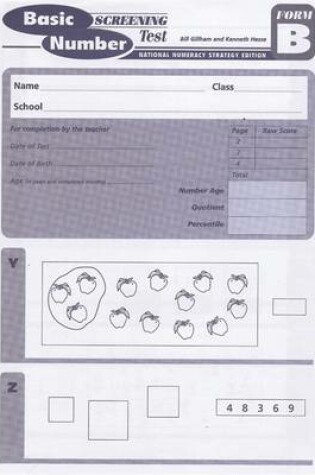 Cover of Basic Number Screening Test