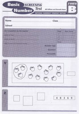 Book cover for Basic Number Screening Test