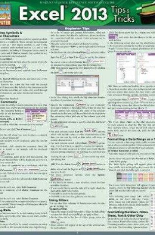 Cover of Excel 2013 Tips & Tricks