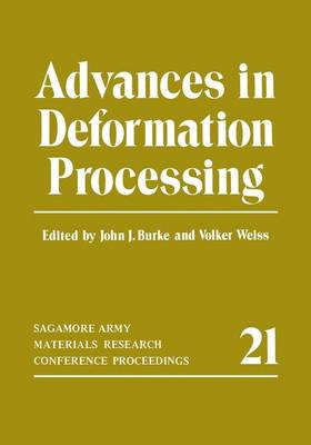 Book cover for Advances in Deformation Processing