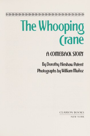Cover of The Whooping Crane