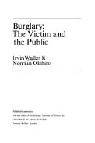 Cover of Burglary