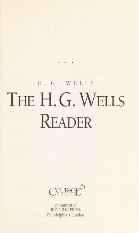 Book cover for H.G.Wells Reader