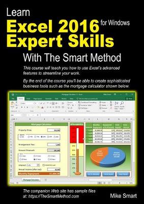 Book cover for Learn Excel 2016 Expert Skills with the Smart Method