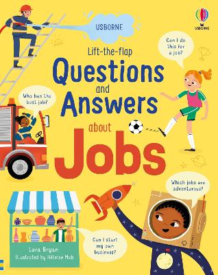 Book cover for Lift-the-flap Questions and Answers about Jobs