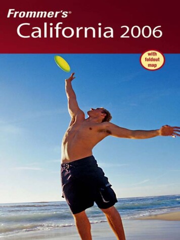 Cover of Frommer's California 2006
