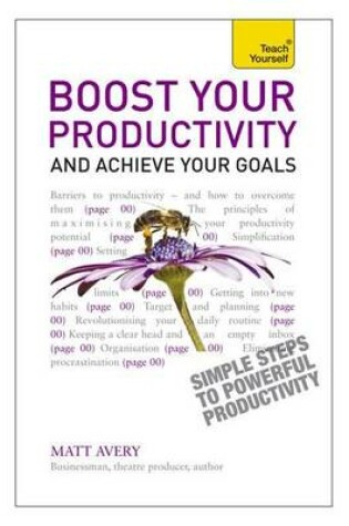 Cover of Boost Your Productivity and Achieve Your Goals: Teach Yourself