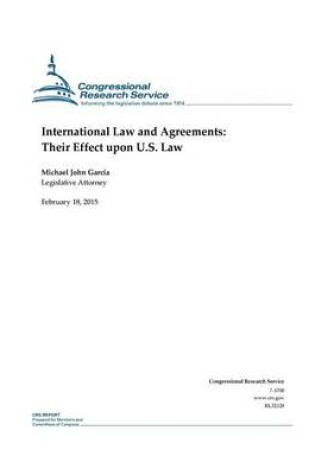 Cover of International Law and Agreements