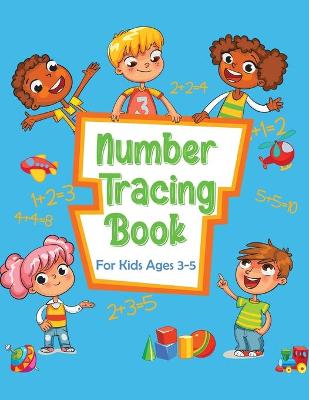 Book cover for Number Tracing Book for Kids Ages 3-5