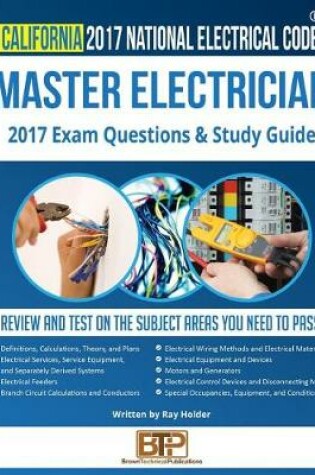 Cover of California 2017 Master Electrician Study Guide