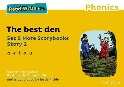 Book cover for Read Write Inc Phonics: Yellow Set 5 More Storybook 2 The best den