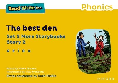 Cover of Read Write Inc Phonics: Yellow Set 5 More Storybook 2 The best den