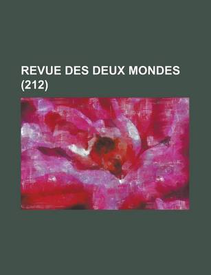 Book cover for Revue Des Deux Mondes (212 )