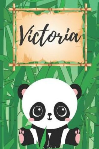 Cover of personalisiertes Notizbuch Panda / Malbuch / Kritzelbuch / Tagebuch / Journal / Notizheft / DIN A5 / Geschenke Victoria