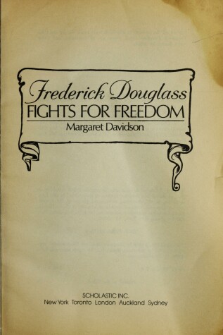 Book cover for Frederick Douglass Fights for Freedom