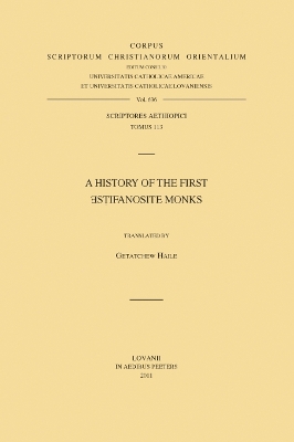 Book cover for History of the First Estifanosite Monks