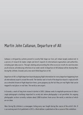 Book cover for Departure of All