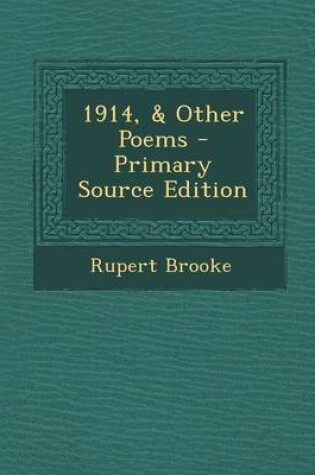 Cover of 1914, & Other Poems - Primary Source Edition