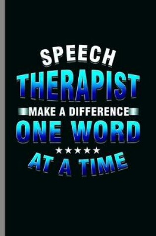 Cover of Speech Therapist