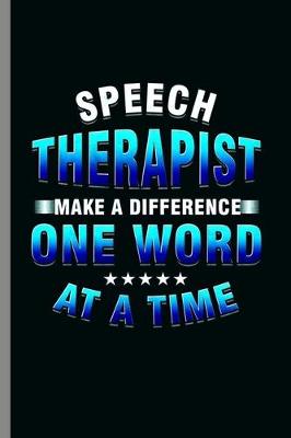 Book cover for Speech Therapist