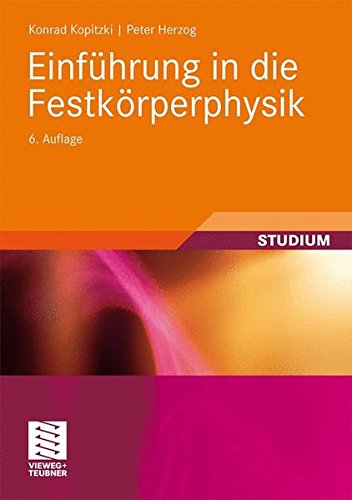 Cover of Einfuhrung in Die Festkorperphysik