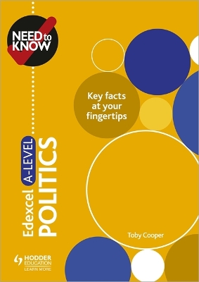 Book cover for Need to Know: Edexcel A-level Politics