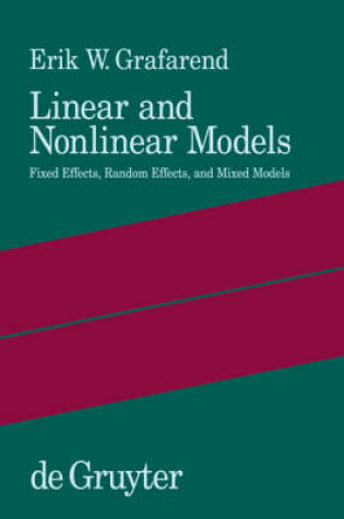Cover of Linear and Nonlinear Models