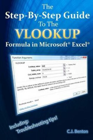 Cover of The Step-By-Step Guide To The VLOOKUP formula in Microsoft Excel