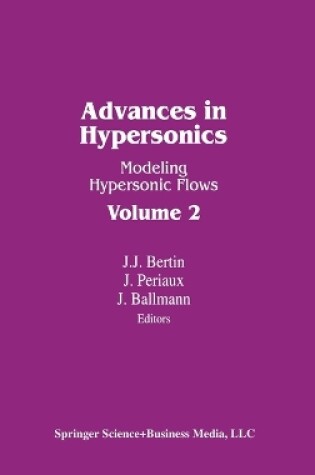 Cover of Advances in Hypersonics