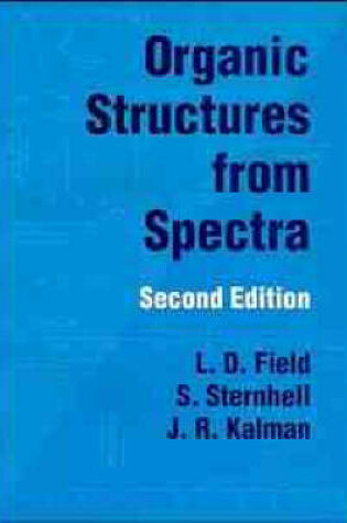 Cover of Organic Structures from Spectra