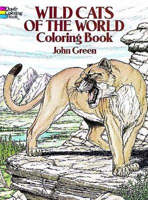 Book cover for Wild Cats of the World Coloring Book