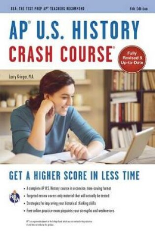 Cover of Ap(r) U.S. History Crash Course, 4th Ed., Book + Online