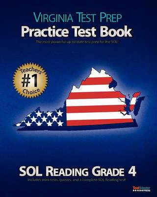 Book cover for Virginia Test Prep Practice Test Book Sol Reading Grade 4